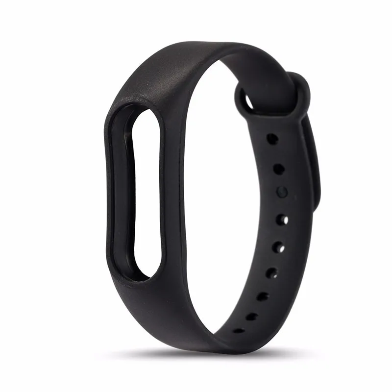 Сменный ремешок для Mi band2 1 шт. мягкий силиконовый браслет часов Xiaomi Band 2 черный