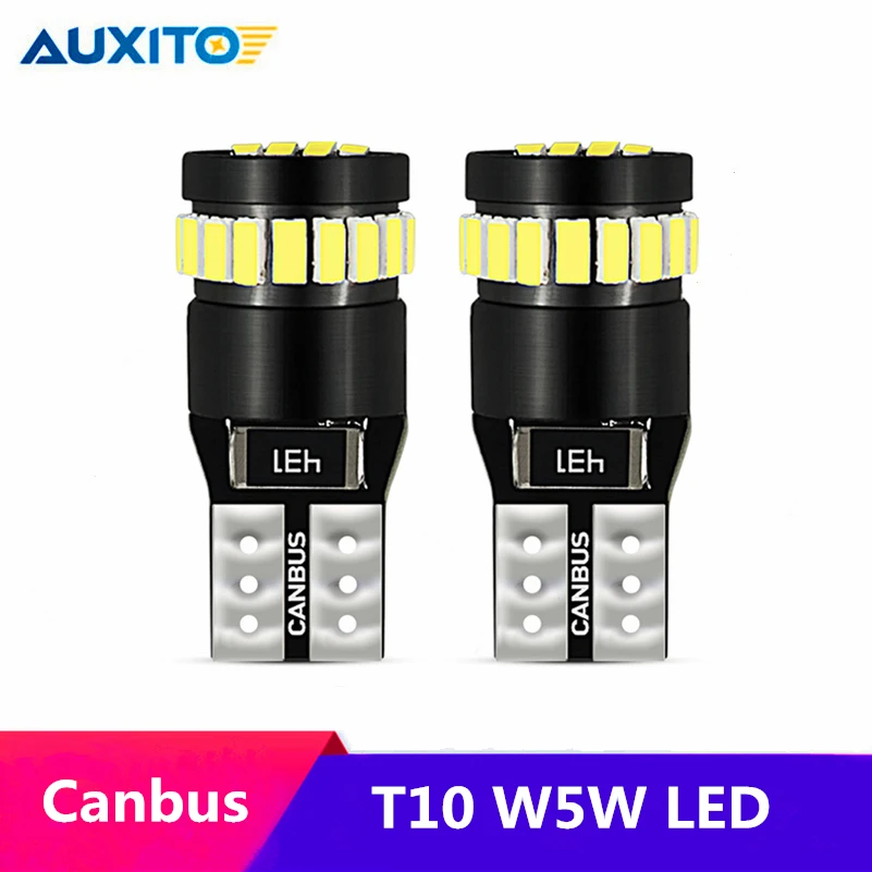 2 шт. W5W светодиодный Canbus T10 168 просвет Автомобильные стояночные огни Светодиодный