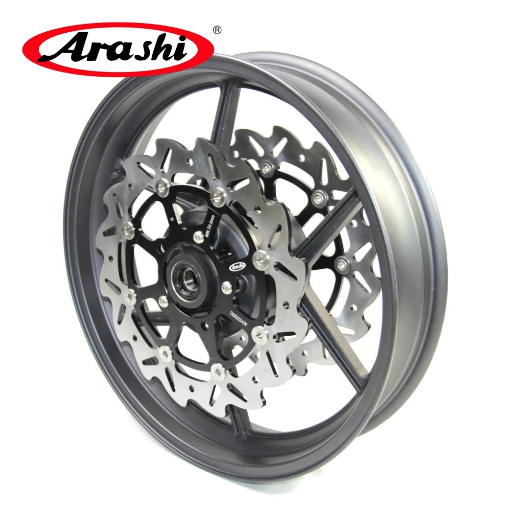 Arashi ER6N 09 12 передний обод колеса тормозной диск роторный для KAWASAKI ER 6R 6N 2009 2010 2011 2012