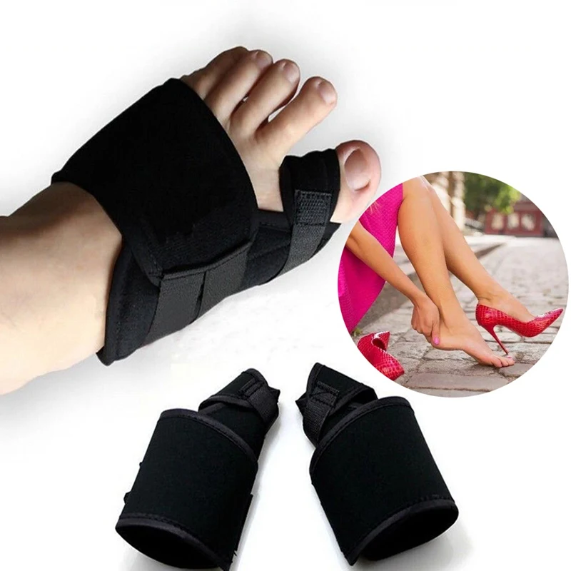 2pc Big Toe Bunion Device Splint Straightener Hallux Valgus Pro Braces