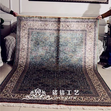 5,5 'x8' шелковый ковер ручной работы, ковер для домашнего интерьера, Восточный шелковый ковер