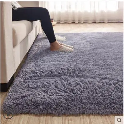 

200*300 Rectangle Sheepskin Hairy Carpet Faux Mat Seat Pad Fur Plain Fluffy Soft Area Rug Home Decor