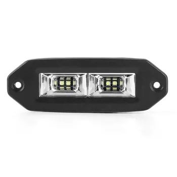 

40W Car Flush Mount LED Pods Flood Work Light Bar Auto Led Driving Reversing Lamp 6000K Waterproof For Offroad Backup pickup Car