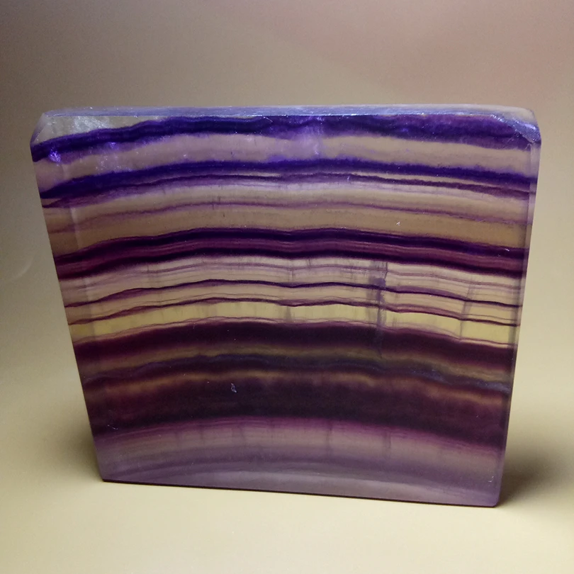 

388g of natural purple stripes fluorite cutting grinding, healing, reiki, holiday gifts