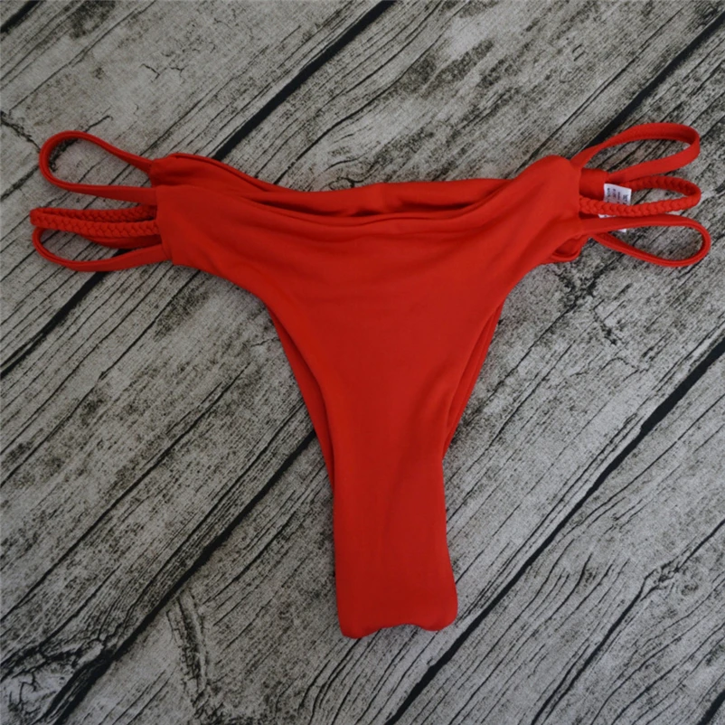 Women Swimming Trunks Bottom Sexy Low Waist Summer Beach Shorts Quick Drying Swimwear Briefs Female Swim Pants #FS#4JU05 (6)