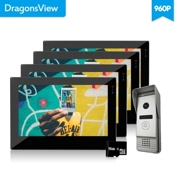 

Dragonsview 7 Inch Wired Ring Video Doorbell Phone Intercom HD 960P 2.3MM Wide View Night Vision Unlock Metal Panel Snapshot