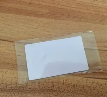 

60*22mm plastic rfid 1k S50 pvc business card white blank cards