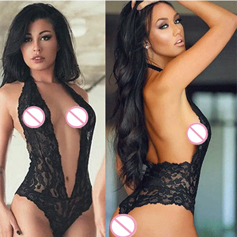 800px x 800px - Plus Size Women Porno Sexy Babydoll Lingerie Hot Sleepwear Transparent Lace  Halter Nightwear Underwear Sex Erotic Dress Costumes