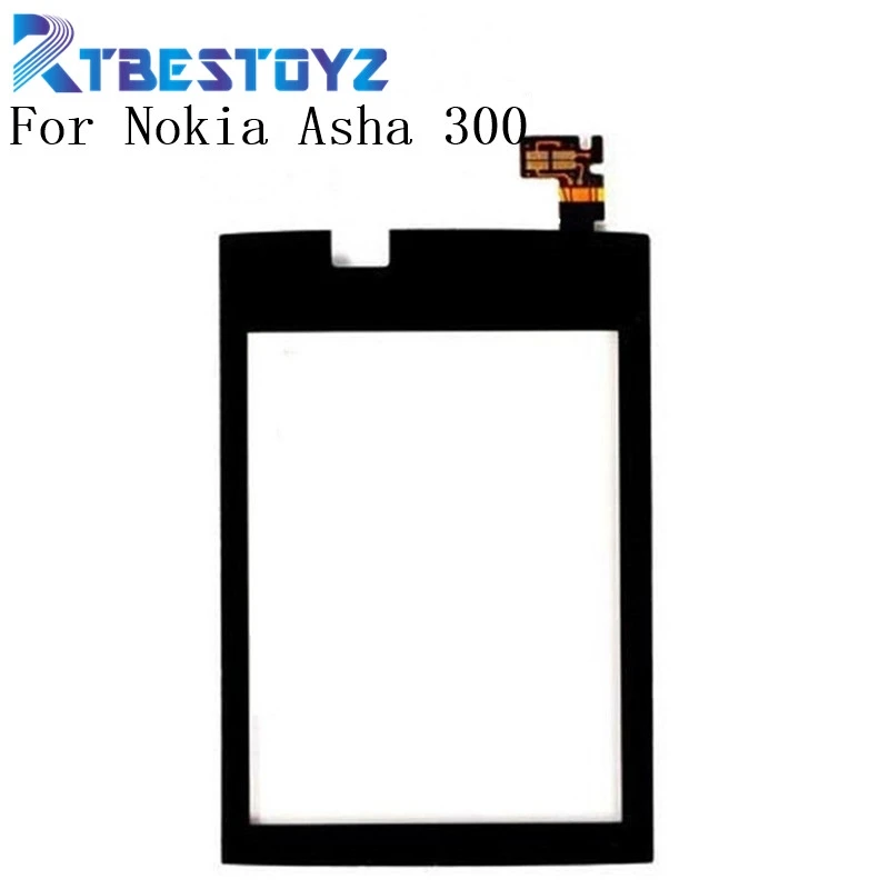 Rtbestoyz 3,0 ''для Nokia Asha 300 N300 черный Сенсорный экран планшета Сенсор спереди Стекло объектив Панель