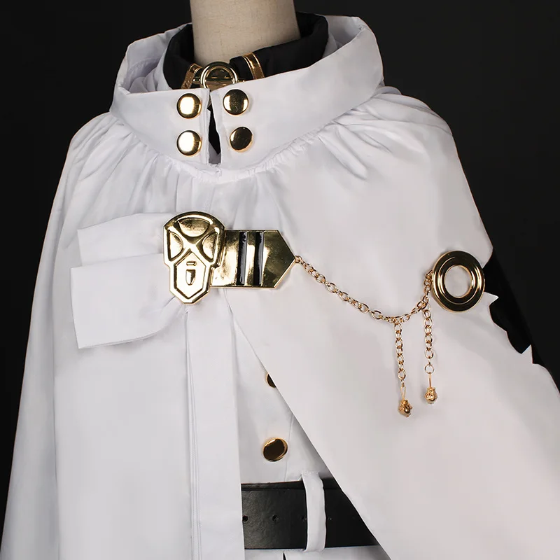 SBluuCosplay Anime Seraph Of The End Owari no Seraph Mikaela Hyakuya Uniforms Cosplay Costume with Wig Full Set