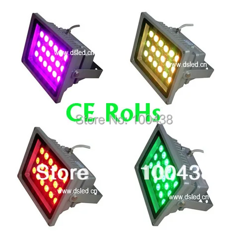 CE IP65 водонепроницаемый хорошего качества 54 Вт наружный RGB Светодиодный прожектор