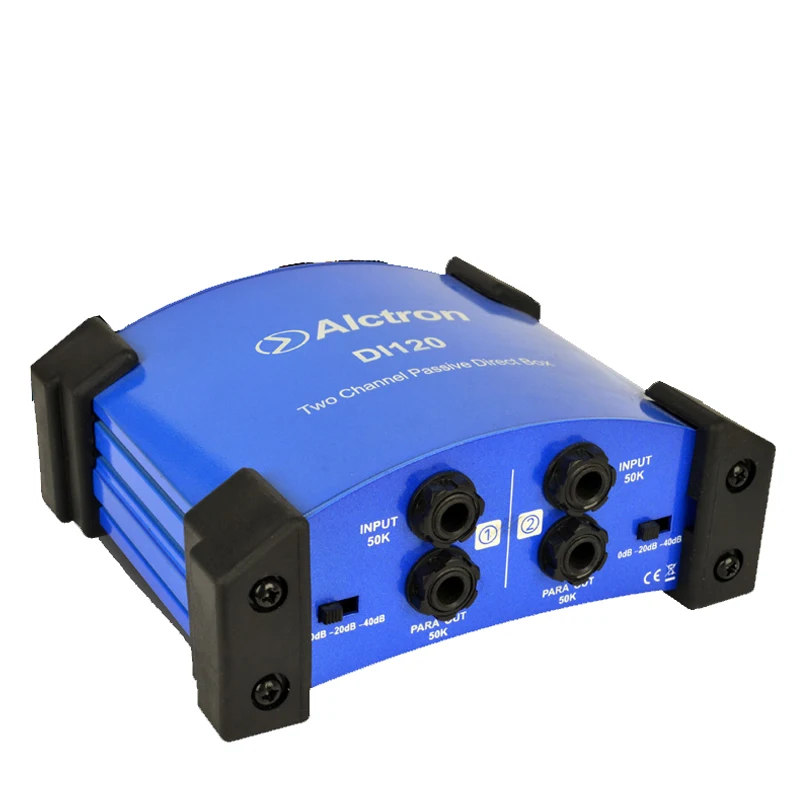 Professional passive DI box used in guitar