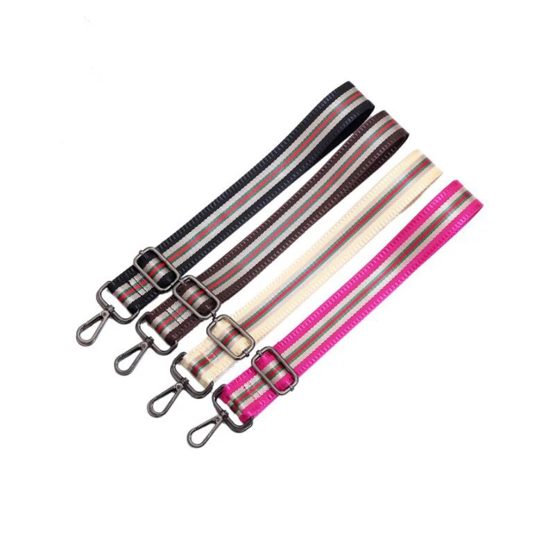 

FASHIONS KZ Neutral Nylon Strap Adjustable Bag Belt Bag Accessories Wide Nylon Striped Webbing KZA1028