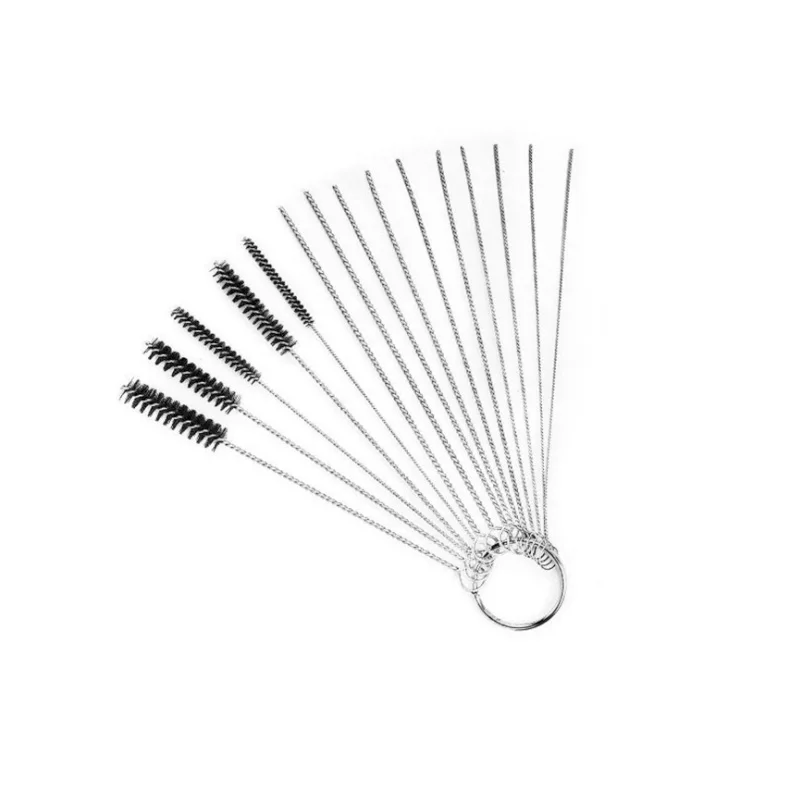 TKOSM Motocicleta carburador aguja cepillo de limpieza Kit de limpieza Nylon Metal herramienta TKOSM Motocicleta carburador aguja cepillo de limpieza Kit de limpieza Nylon Metal herramienta