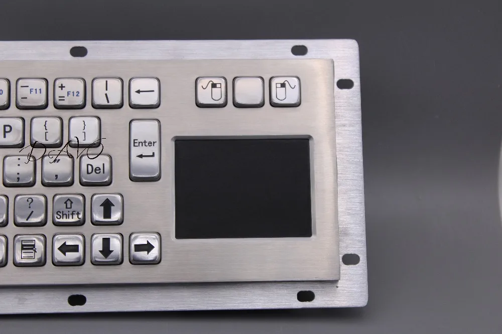 IP65 нержавеющая сталь USB киоск клавиатура с сенсорной панелью металлическая промышленная клавиатура для билетов торговый автомат мини металлическая клавиатура