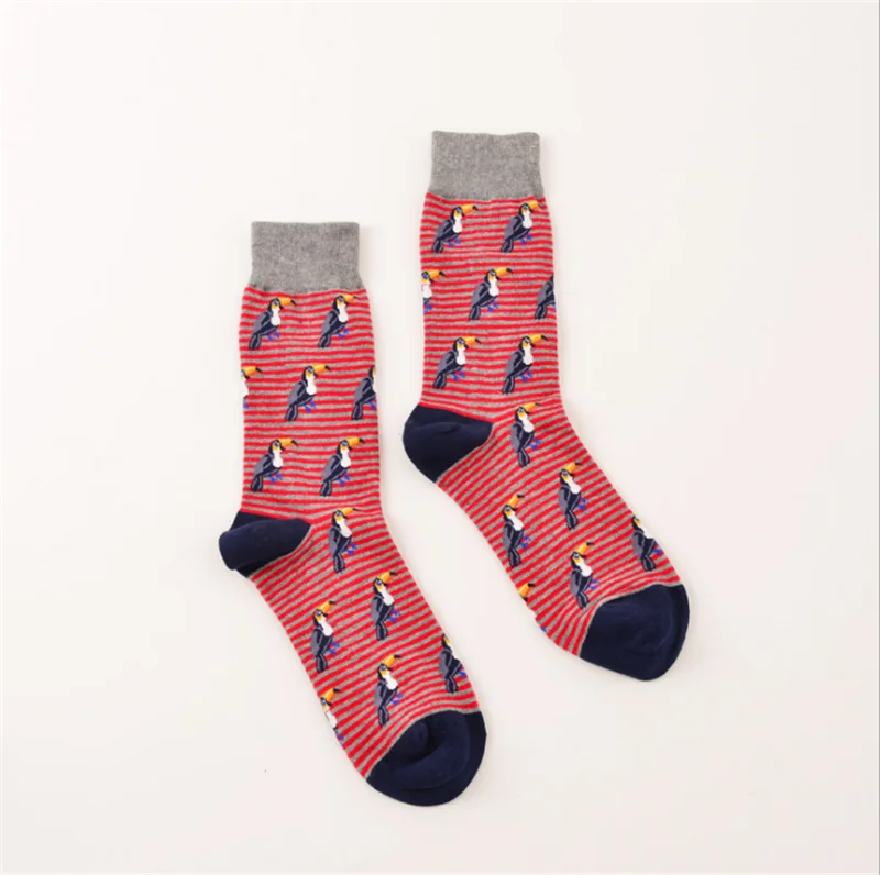 Магазин Crazy Fly, мужские и женские счастливые носки, питьевые носки с пивными надписями в стиле хип-хоп, забавные носки с изображением животных, собак, морепродуктов, рождественский подарок - Цвет: MJ8429