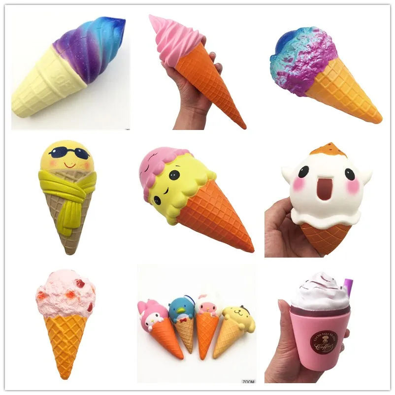 Прекрасный Squishy мороженое замедлить рост Ароматические Squishies мягкие игрушки со дня рождения подарки