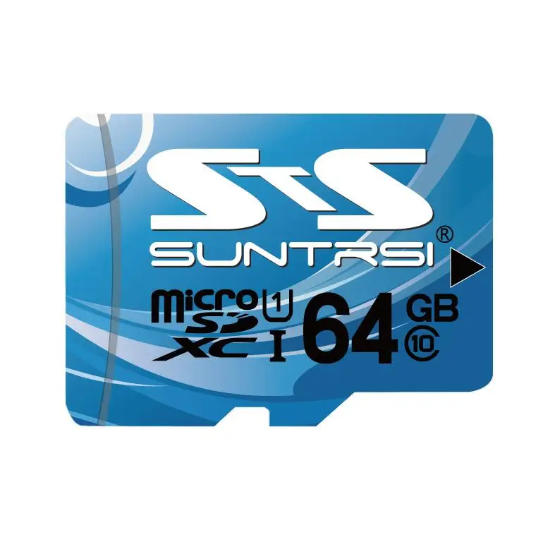 Карта памяти Suntrsi, 128 ГБ, Micro SD, TF карта, высокая скорость, класс 10, 64 ГБ, 32 ГБ, Mini TF карта для смартфонов и камер - Емкость: 64GB Class 10