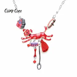 Красный ожерелье с подвеской для собак цепи цепочка на шею цепочки и ожерелья s Подвески Женская одежда интимные аксессуары вечерние