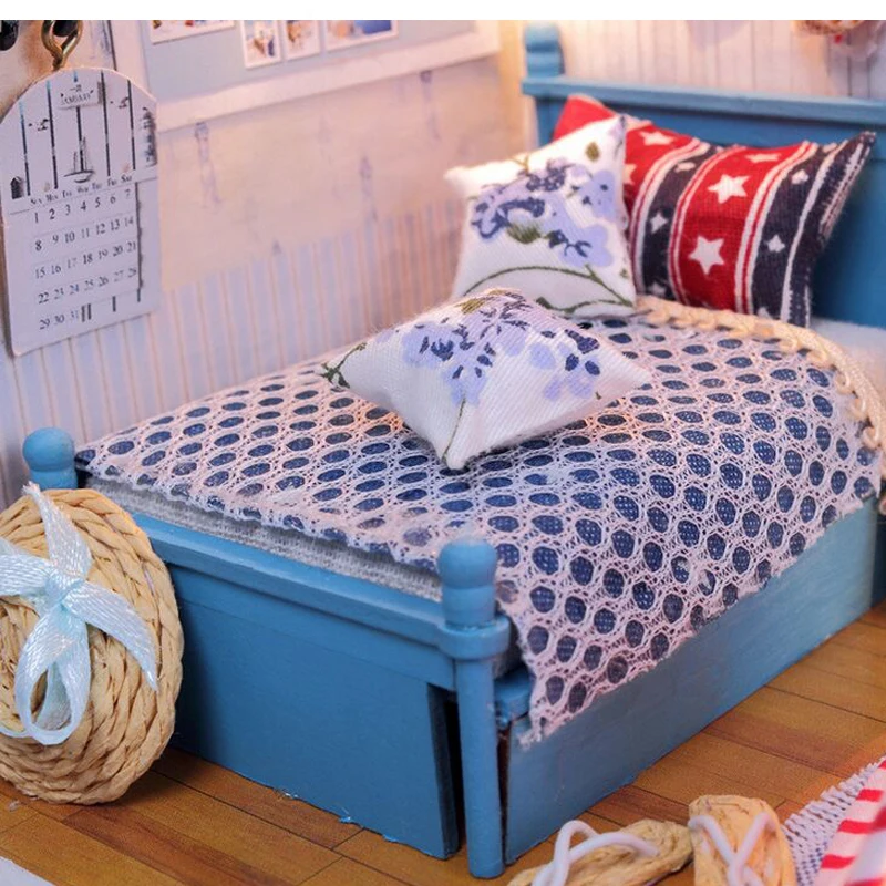 DIY Doll House miniatura 3D Wooden Dollhouse miniature Furniture For Children Toys dolls houses Birthday Gift DIY Doll House miniatura 3D Wooden Dollhouse miniature Furniture For Children Toys dolls houses Birthday Gift