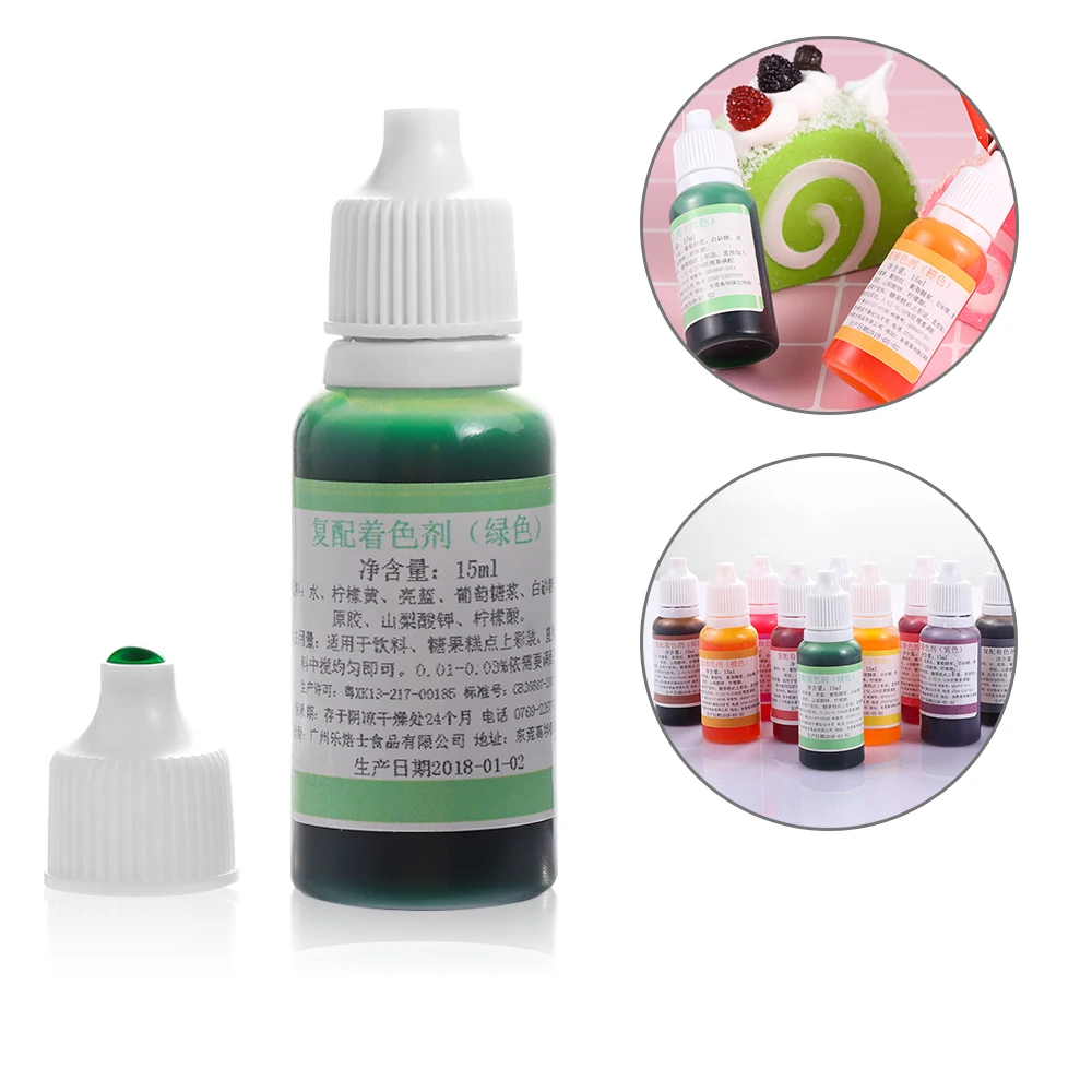

1PC Edible Pigment acaron Cream Food Coloring Healthy Safe Cake Fondant Baking Ingredients Cake Color Edible Baking&Pastry Tool