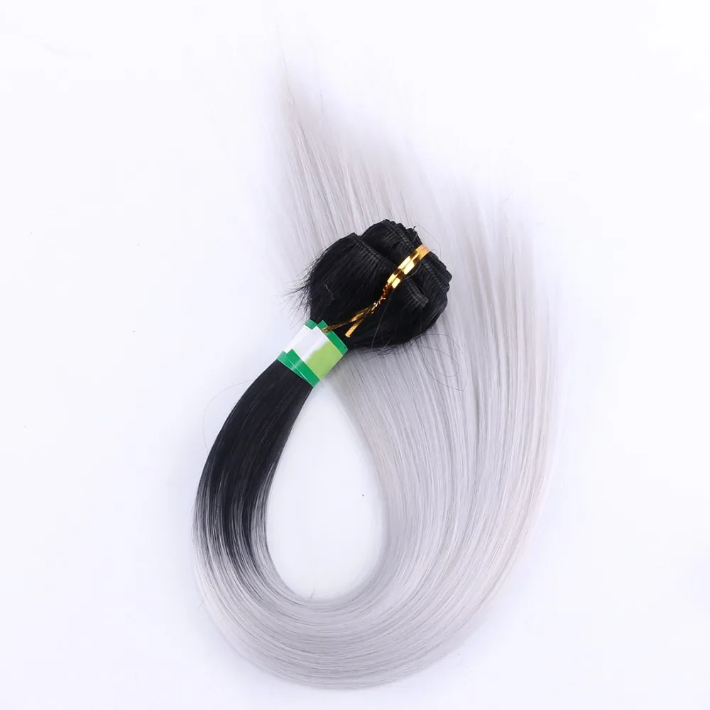 2 pçs lote Ombre cabelo bundles Kinky