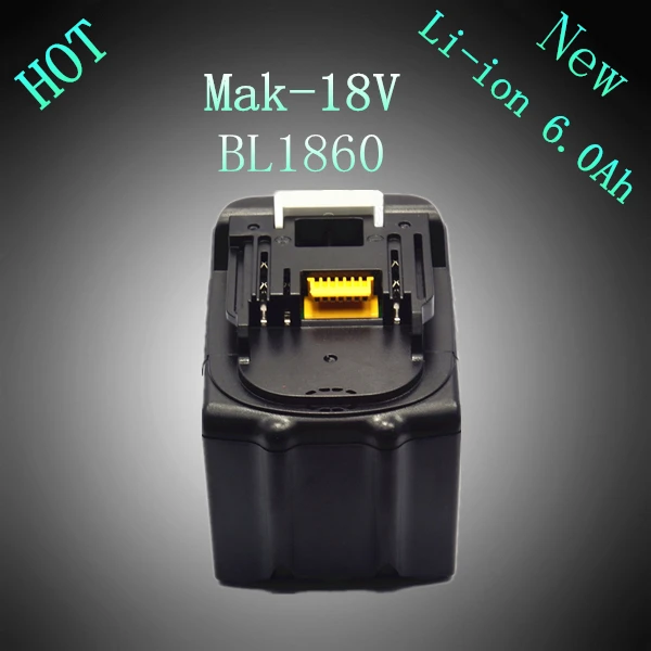 

New Lithium Ion 6000mAh Replacement Power Tool Rechargeable Battery for Makita 18V BL1830 LXT400 194205-3 194230-4 BL1840 BL1840