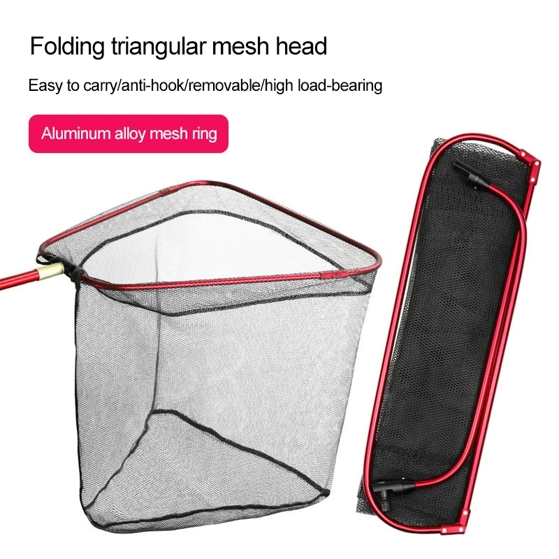 

Retractable Aluminum Alloy Single Triangular Ultra-Light Folding Handle Fishing Landing Net