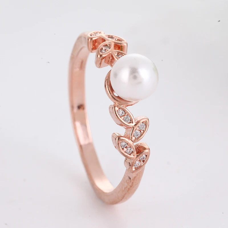 Rose Gold Moonstone Ring Twilight Wedding Party Rings for Women Jewelry Couple Love Ring Women Accessories Anillos B3D124
