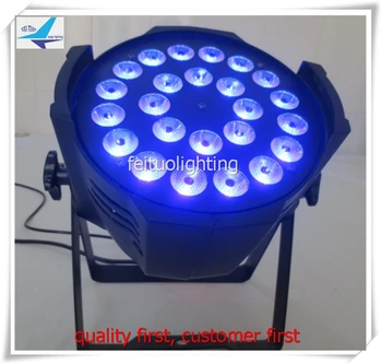 

24x12w China led par light rgbwa uv 6 in 1 led par 64 can dmx stage equipment DJ club party show lighting with barn door