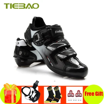 

Tiebao cycling shoes road 2019 men women sapatilha ciclismo self-locking bicycle pedal shoes road superstar riding bike sneakers