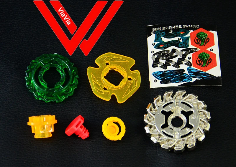 Beyblades ядовитая змея из металлического сплава 4D лучшая игрушка BB69 AKA Super Snake