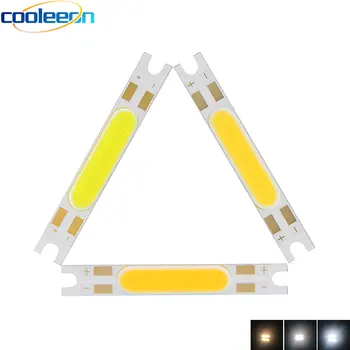 

5PCS 50x7mm COB LED Light Bulb 5W 5CM Chip On Board DC 9V Warm Natural Cold White Lighting Source for Desk Wall Lamp Work Lights
