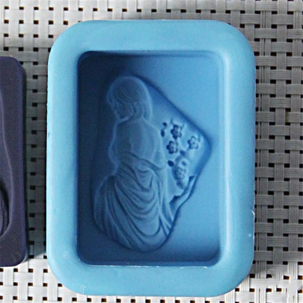 Grainrain-Silicone-Soap-Mold-Girl-Shaped-DIY-Craft-Handmade-Soap-Mould (2)