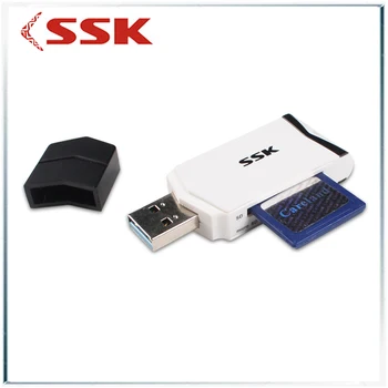 

SSK USB3.0 high speed card reader SD TF SLR camera combo card reader 601