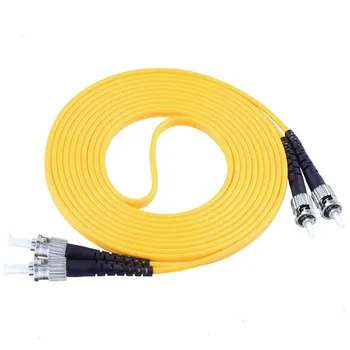 

10PCS/lot ST/UPC-ST/UPC Duplex 2.0mm Single Mode Fiber Optic Patch Cord
