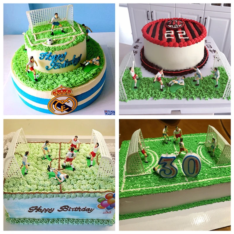1 Set Football Game Soccer Sport Cake Decoration Party Decoration