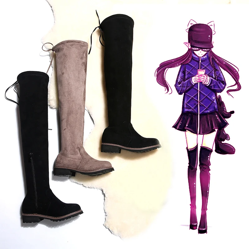 

Koovan Childern's Over-the-Knee Girls Boots 2018 New Winter Princess Children Shoes High Boots Mama Children's Boot