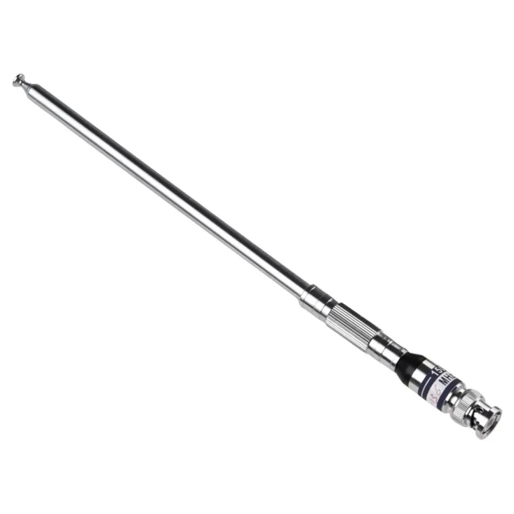 

BNC Intercom High Gain Stainless Steel Long Rod Antenna 118-136MHZ Whip Antenna For Airband Radio Receiver Aviation