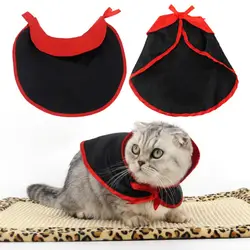 Прекрасный собак костюмы прохладный черный кошка плащ платки мыс теплый шарф Одежда для свадьбы, дня рождения подарок домашних животных