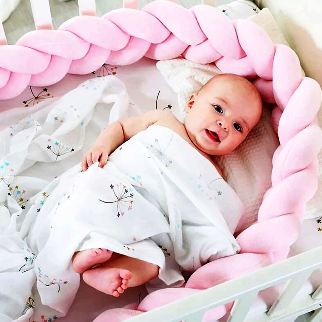 Бампер для детской кроватки Tour De Lit Bebe Tresse бампер новорожденного ребенка