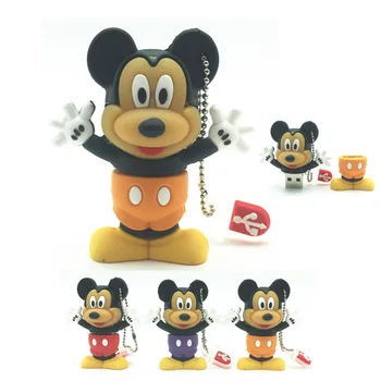 

Top selling Lovely mini Mouse Mickey and Minnie USB Flash Drive pen drive Gift cartoon pendrives 4GB/8GB/16GB/32GB Gift