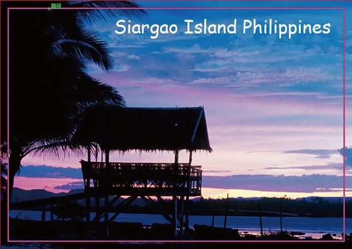 

Refrigerator Magnets,Siargao Island Philippines Tourist Rectangle Rigid Fridge Magnet 20714