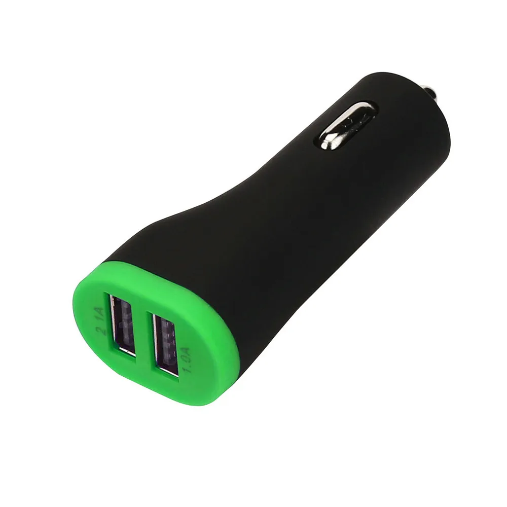 2.1A 12V автомобильное зарядное устройство двойной Переходник USB для зарядки в
