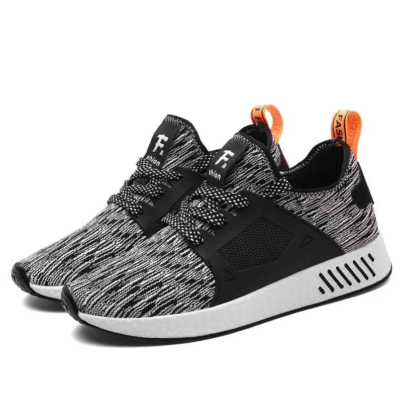 Man Stretch Fabric Walking Shoes Men Running Shoes