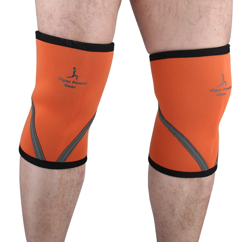 

VigorPowerGear 7mm Knee Sleeves supports power sports weight lifting strong SBR knee sleeves for fitness crossfit