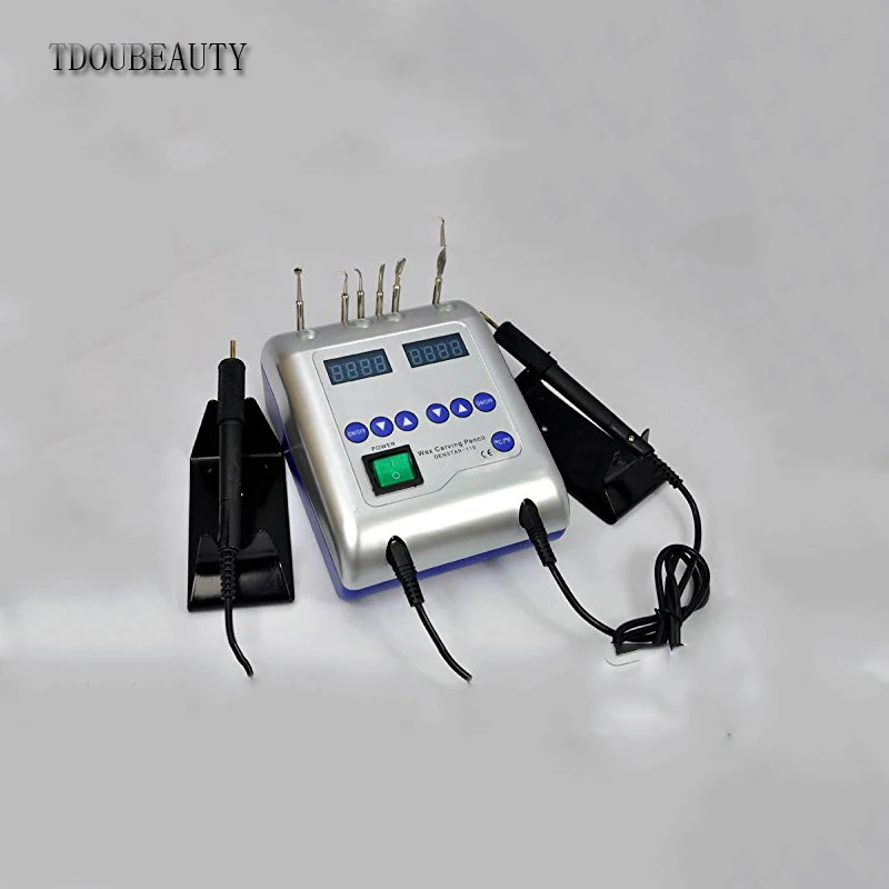 

TDOUBEAUTY New Dental Electric Waxer Carving Knife Machine With Double Pen 6 Wax JT-21 Free Shipping