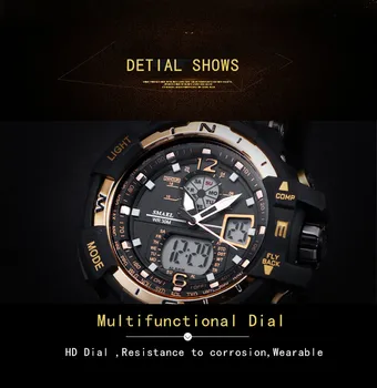 Sport Watch Men Clock Male LED Digital Quartz Wrist Watches Men's Top Brand Luxury Digital-watch 3