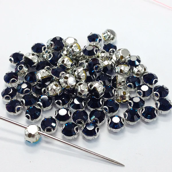 High Quality Crystal Rhinestone SS16 3.8mm Sew On Rhinestones 100pcs