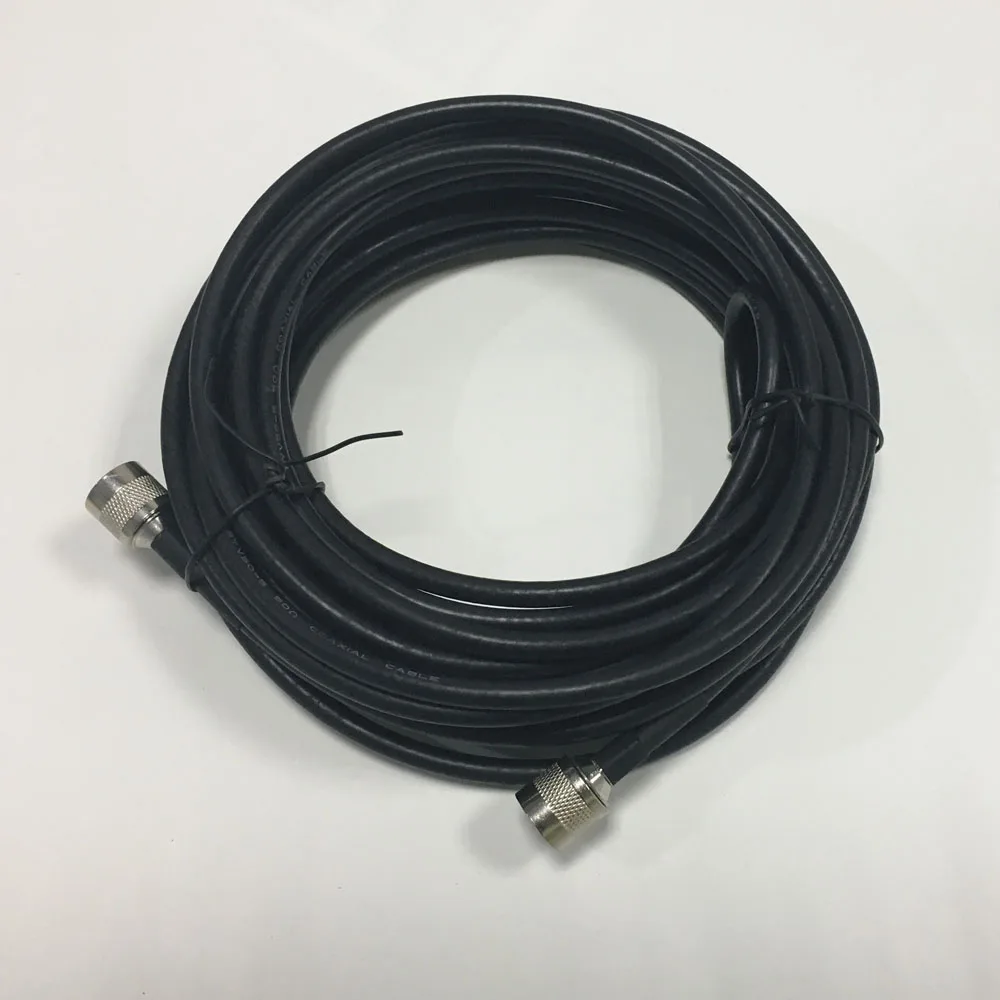 Коаксиальный кабель 75 Ом RG6 10 метров GSM бустер ретрансляционный N type антенный для